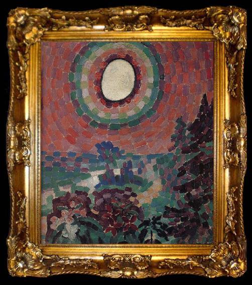 framed  Delaunay, Robert The disk Landscape, ta009-2